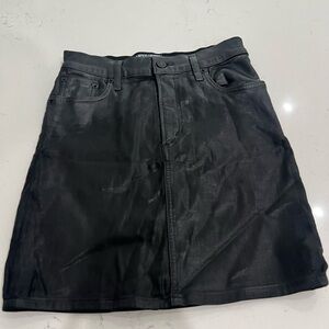 AGOLDE Liv leather skirt